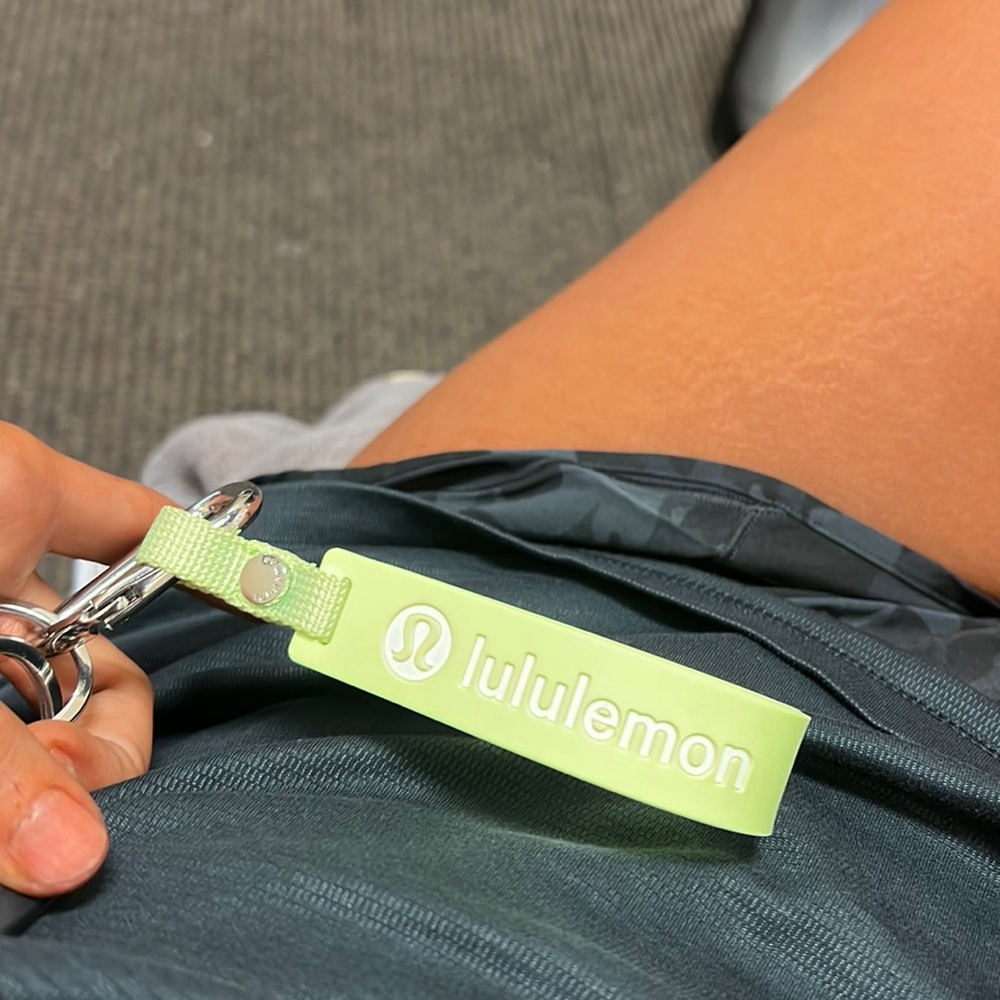 Lululemon keychain